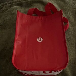 Lululemon Red Tote Bag